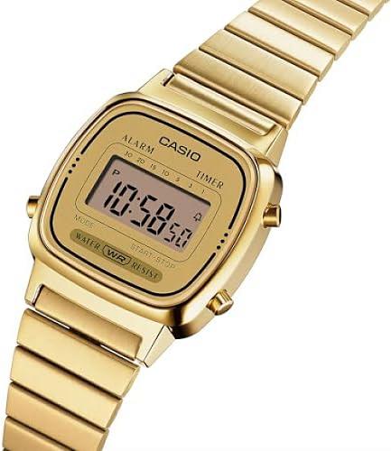 Casio LA670WGA-9DF Vintage Gold Digital Watch for Women