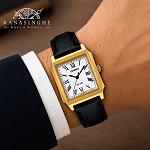 Premium Mens Leather Watch CASIO MTP-B190GL-7BV Versatile Style for Every Occasion