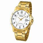 CASIO MTP-V004G-7B Premium Men's Gold Watch - Reliable Timepiece