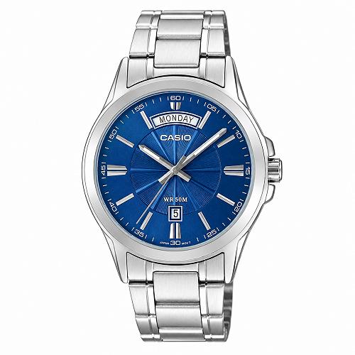 Professional Mens Analog Watch:CASIO MTP-1381D-2AV Reliable Timepiece for 2024