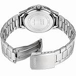 Premium mens silver watch 2024:CASIO MTP-1381D-7AV Versatile Stainless Steel Design