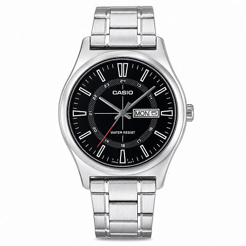 Premium Men's Steel Watch - MTP-V006D-1C Reliable Style for 2024