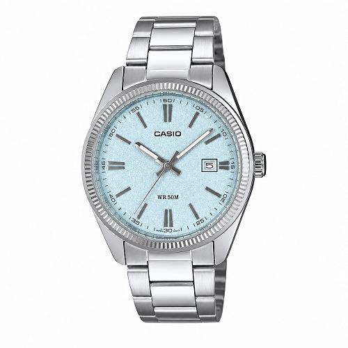 Casio MTP-1302DA-2A2VDF Enticer Turquoise Dial Men's Watch