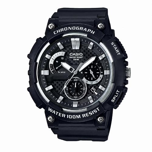 Casio MCW-200H-1AVDF Heavy Duty Men's Chronograph Watch
