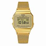Casio Vintage A700WMG-9ADF Gold Mesh Digital Watch