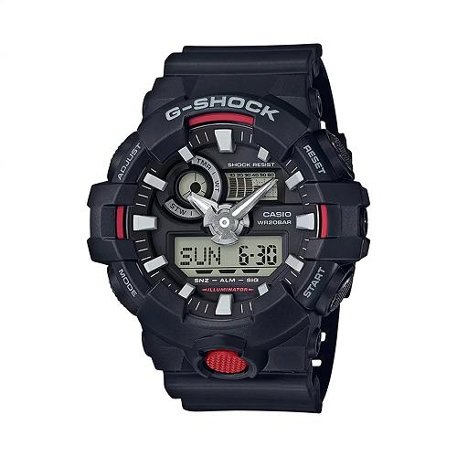 Casio G-Shock GA-700-1ADR Black Analog-Digital Men's Watch