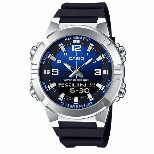 Casio AMW-870A-2AVDF Ana-Digi Stainless Steel Men's Watch