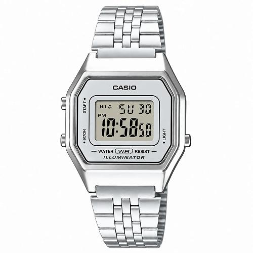 Casio Vintage LA680WA-7DF Digital Stainless Steel Watch