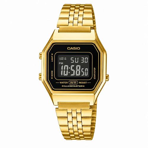 Casio Vintage LA680WGA-1BDF Gold Digital Women's Watch