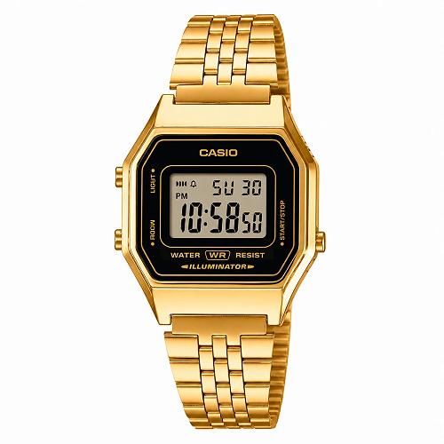Casio Vintage LA680WGA-1DF Gold Digital Women's Watch