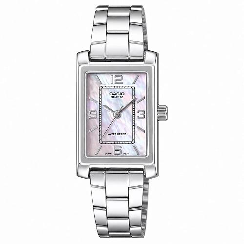 Casio LTP-1234DS-4ADF Enticer Pink Mother of Pearl Ladies Watch