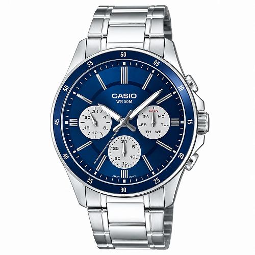 Casio MTP-1374D-2A3 Enticer Blue Dial Men's Watch