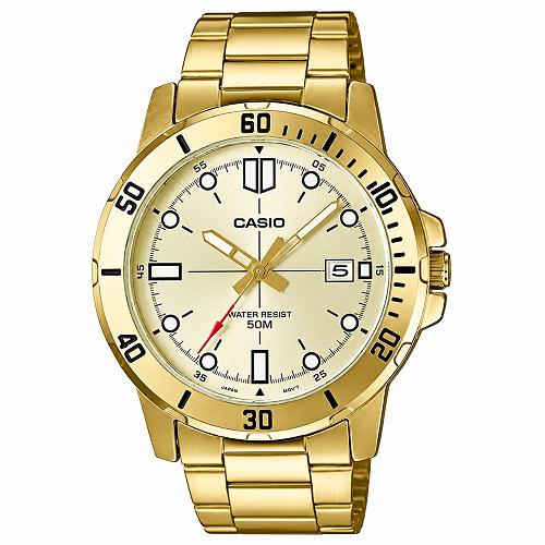 Casio Enticer MTP-VD01G-9EVUDF Gold Dial Men's Watch