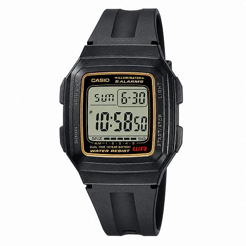 Casio F-201WA-9ADF Youth Digital Black Resin Unisex Watch