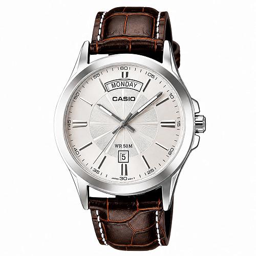 Casio Enticer MTP-1381L-7AVDF Men's Leather Watch