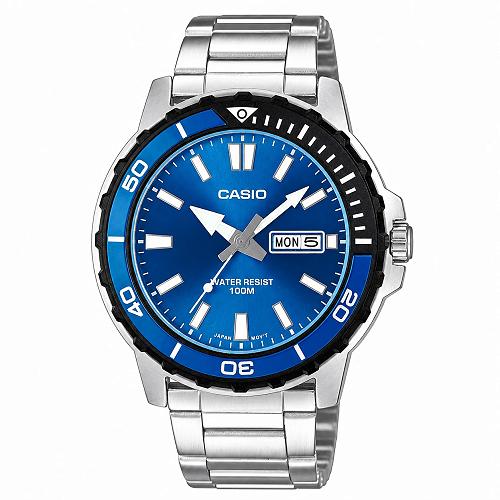 Casio MTD-125D-2A1VDF Enticer Blue Dial Men's Watch