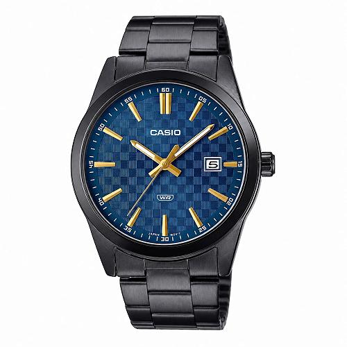 Casio MTP-VD03B-2AUDF Black Stainless Steel Men's Watch