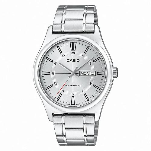 Casio MTP-V006D-7CUDF Enticer Men’s Stainless Steel Day-Date Watch