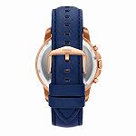 FOSSIL FS4835 Grant Chronograph Navy Leather Men's Watch