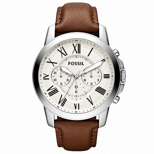 Fossil Grant FS4735 Chronograph Men's Leather Watch