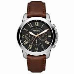 Fossil Grant Chronograph Men's Watch FS4813 Brown Leather