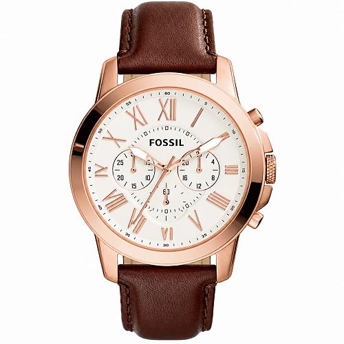 Fossil FS4991 Grant Chronograph Rose Gold Men's Watch