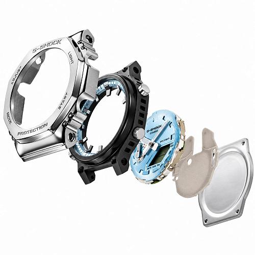 G-Shock GM-2110D-8A Metal Octagon Dark Grey Dial Watch