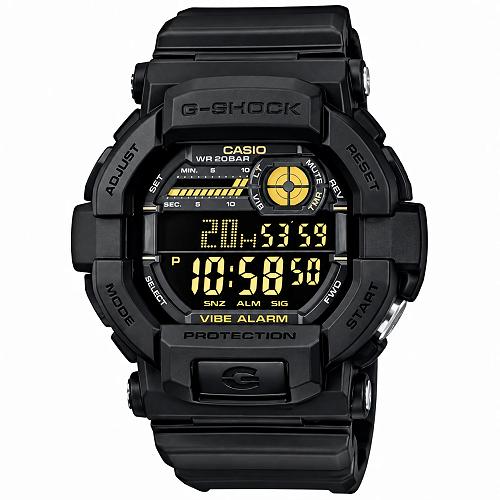 Casio G-Shock GD-350-1BDR Black Out Men's Digital Watch