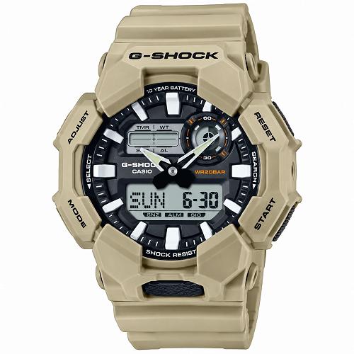 Casio G-Shock GA-010-5A Beige Bio-Resin Tough Men's Watch