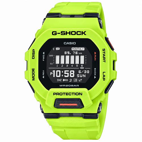 Casio G-Shock GBD-200-9DR G-SQUAD Fitness Lime Digital Watch