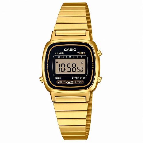Casio Vintage LA670WGA-1DF Gold Women's Digital Watch