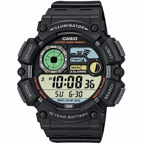 Casio OutGear WS-1500H-1AVDF Digital Fishing Watch