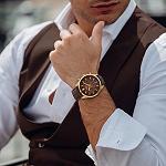 Casio Edifice EFR-575CL-5ADF Brown Leather Men's Watch