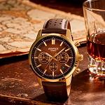 Casio Edifice EFR-575CL-5ADF Brown Leather Men's Watch