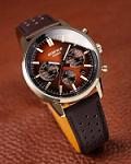 Casio Edifice EFR-575CL-5ADF Brown Leather Men's Watch
