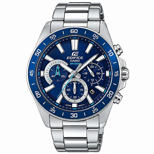 Casio Edifice EFV-570D-2AVUDF Blue Dial Chronograph Men's Watch