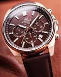 Casio Edifice EFV-650CL-5AVUDF Leather Chronograph Men's Watch