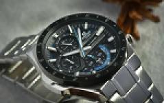 Casio Edifice EQS-920DB-1BVUDF Solar Chronograph Watch