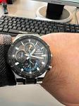 Casio Edifice EQS-920DB-1BVUDF Solar Chronograph Watch