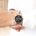 Seiko SBTR013 Spirit Black Dial Quartz Chronograph Men's Watch