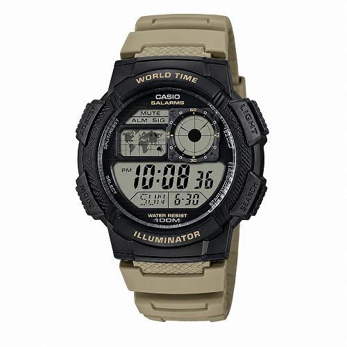 Casio AE-1000W-5A Digital World Time Watch