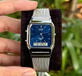 Casio AQ-230EM-2ADF Vintage Analog Digital Watch