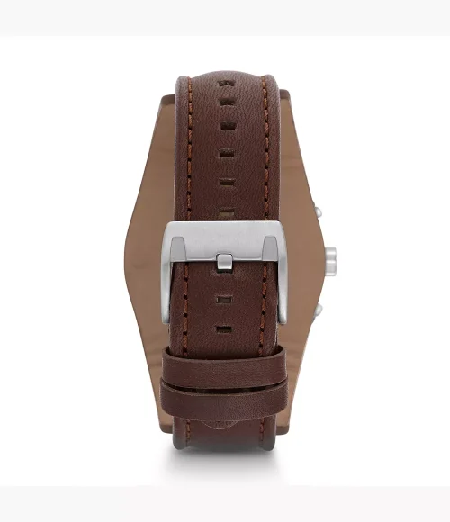 FOSSIL COACHMAN CH 2891 Chronograph Brown Leather Watch - Image 3