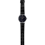 Black Leather Strap Watch