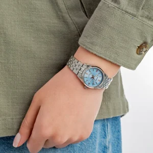 Casio LTP-1335D-2AVDF Side View Blue Face