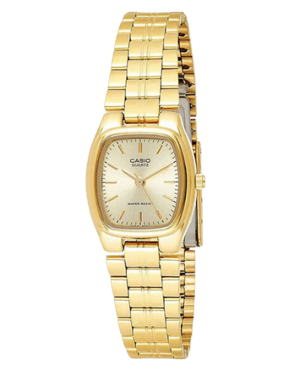 Casio LTP-1169N-9ARDF Elegant Gold Ladies Watch Front View