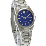 Casio LTP-1215A-2A2DF Chic Blue Dial Ladies Watch with Stainless Steel Band