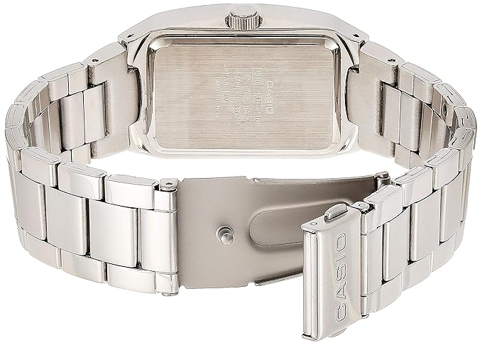 Elegant white dial Casio men’s analog wristwatch