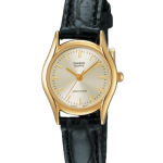 Casio LTP-1094Q-7A women’s watch with white dial and gold-tone case