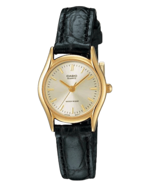 Casio LTP-1094Q-7A women’s watch with white dial and gold-tone case
